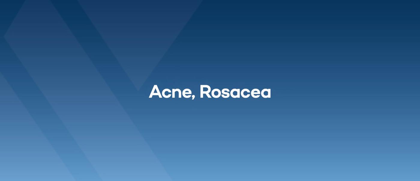 Acne, Rosacea PAD Header