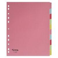 Lyreco Budget  Assorted Colour A4+ 10 Part Dividers