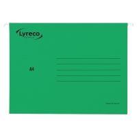 Lyreco Premium Suspension Files A4 V-Base Green - Pack Of 25