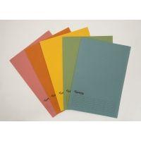 Lyreco Square Cut Folders Foolscap 250gsm Assorted Colours - Pack 100