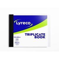 Lyreco 127 X 102mm Triplicate Book - 100 Numbered Sheets