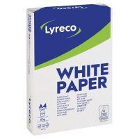 Lyreco White A4 Paper 80gsm - Box of 5 Reams (5 X 500 Sheets of Paper)