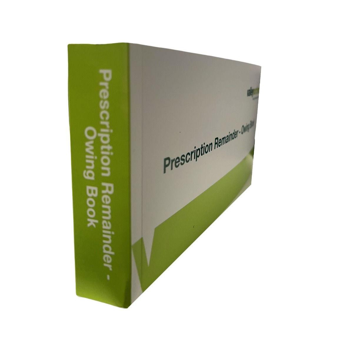 Prescription Remainder - Owing Book 200 sheets