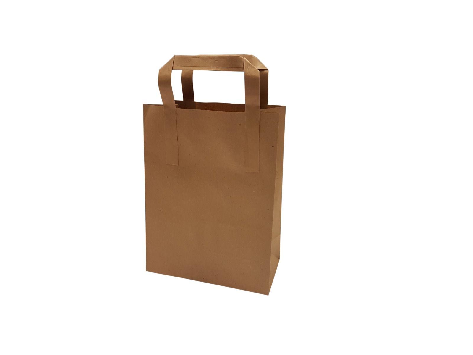 BBH710 ProPac Brown Kraft Bag h225xw175xg90mm