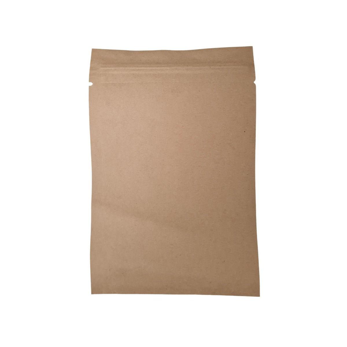 BPG11 Brown Paper Resealable Bags h229xw152mm