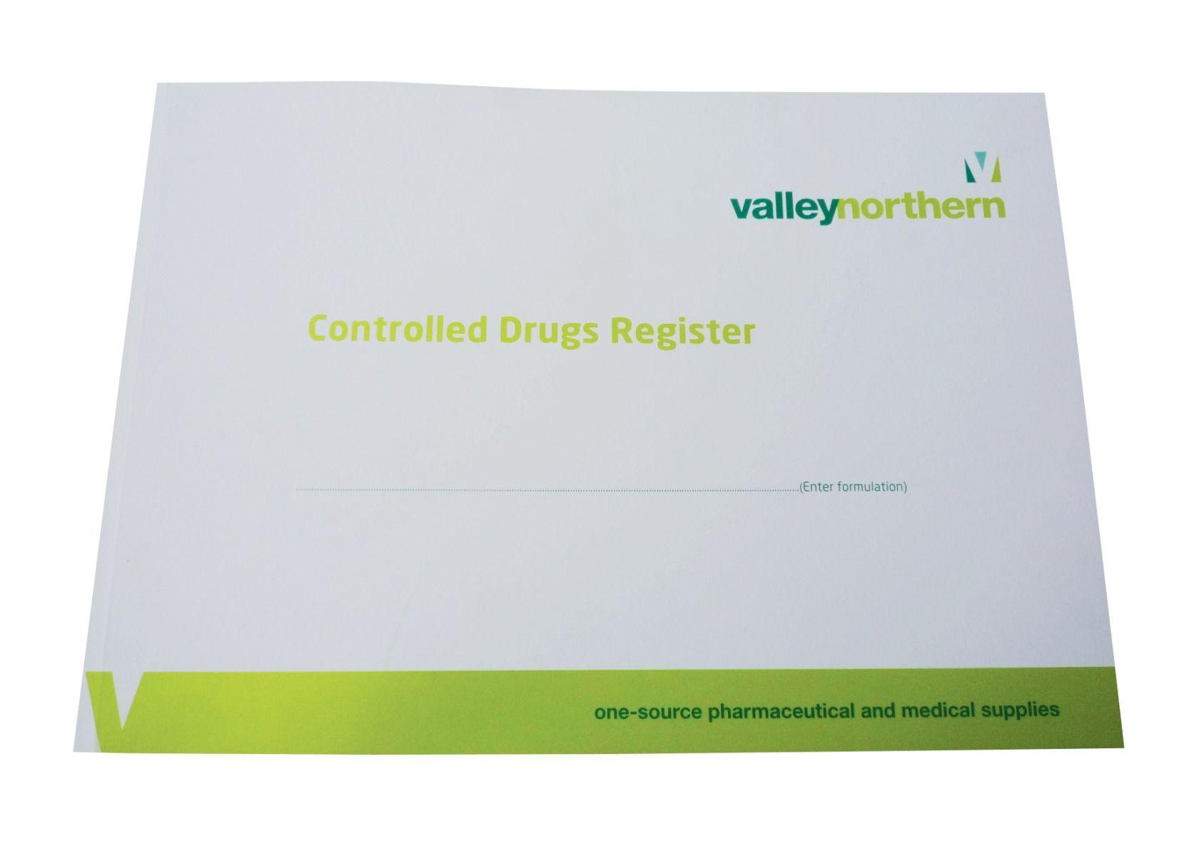 CDRB Controlled Drugs Register Book 100 pages