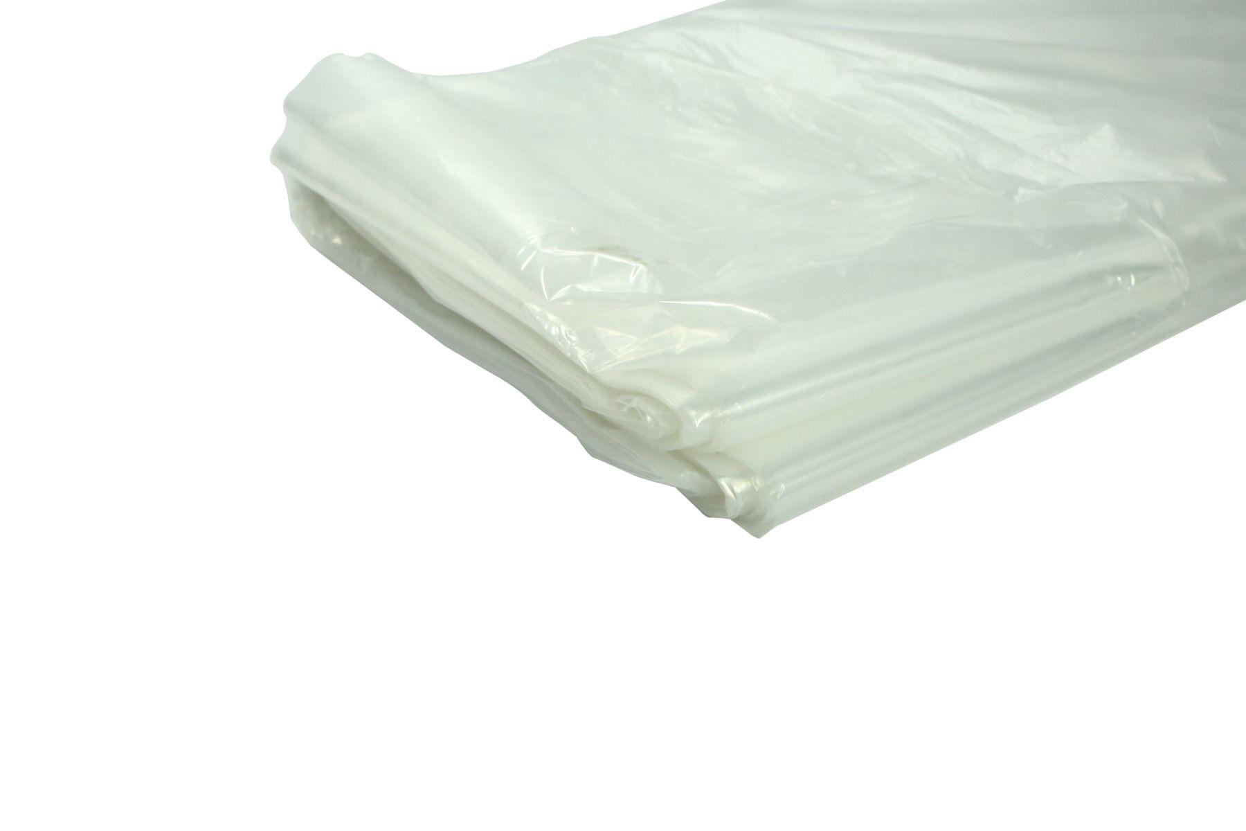 CSL200 Clear Refuse Sacks Flat Pack 160 Gauge