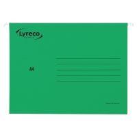 Lyreco Premium Suspension Files A4 V-Base Green - Pack Of 25