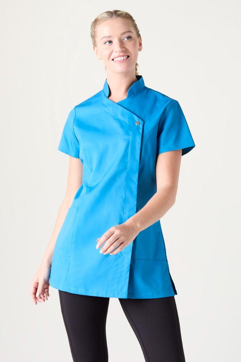 Teal Feature Press Stud Tunic