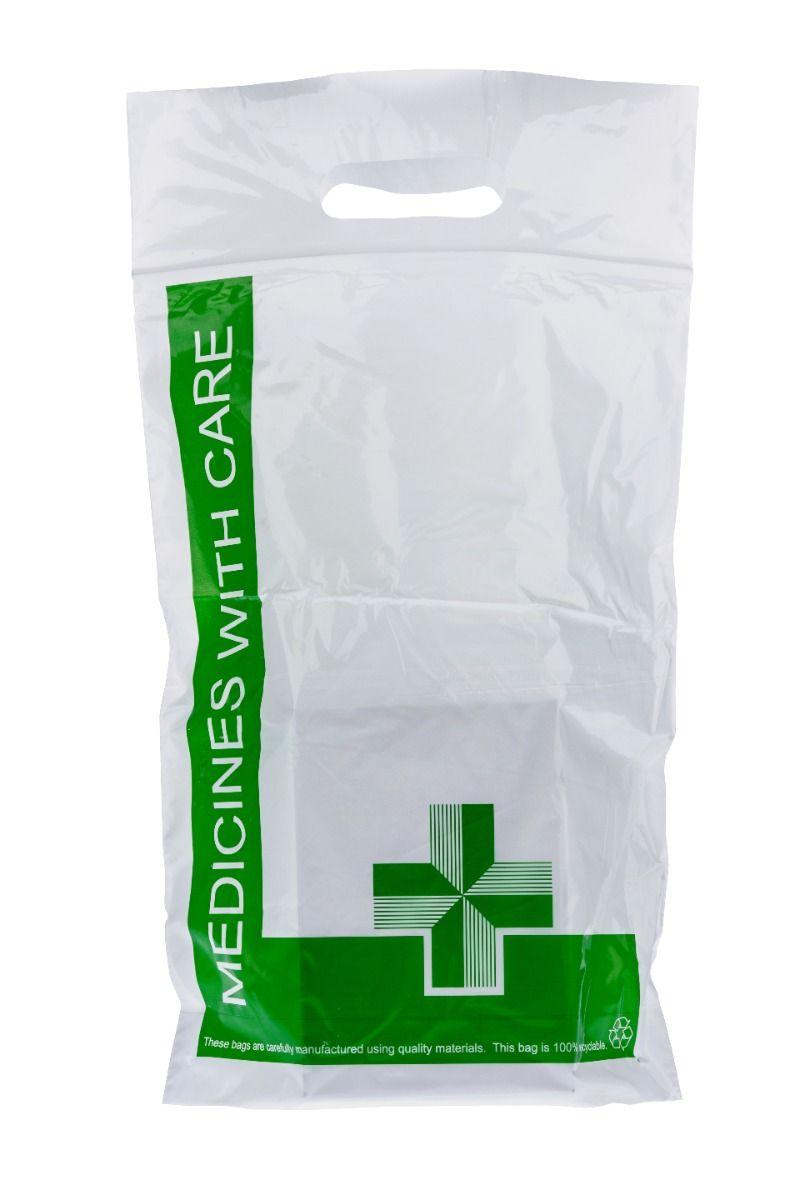 GST347E-R ProPac Medicines With Care Gripseal Bags with handles