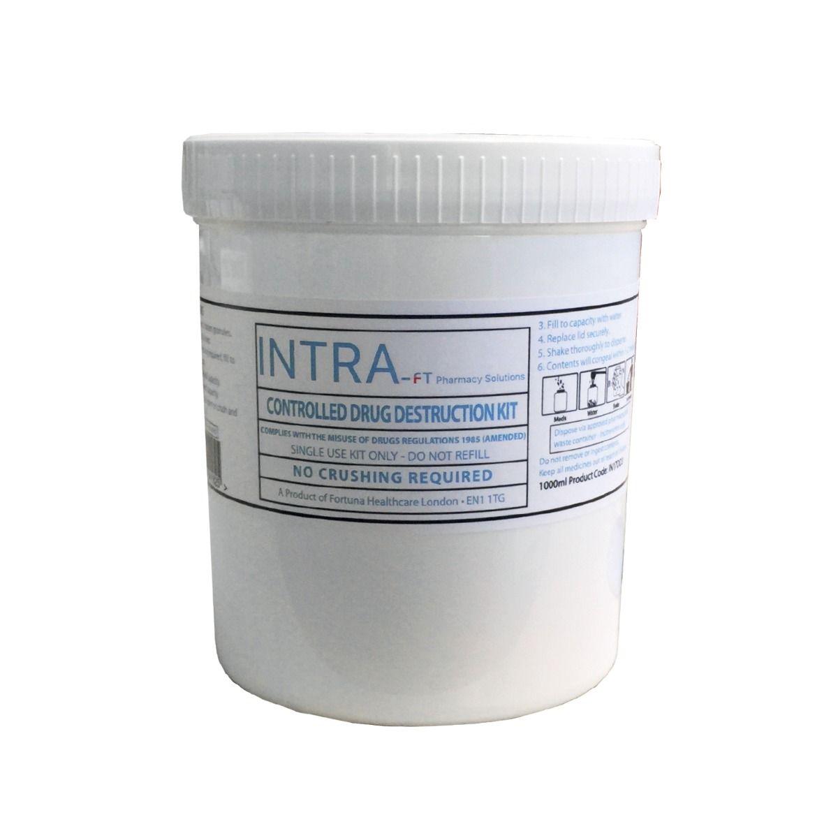 Fortuna Controlled Drug Denaturing Kit 1000ml 1Pc