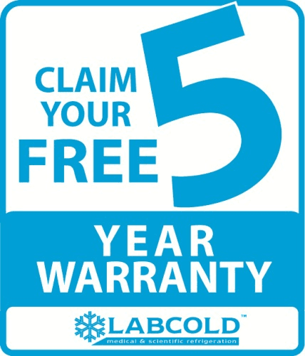 RLDF0119 Labcold bench top refrigerator 36ltr Solid door