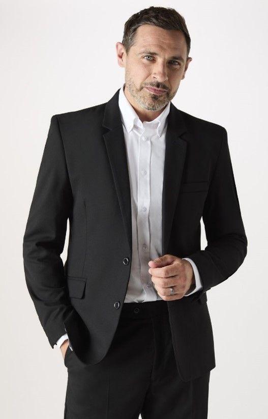 Black Contemporary Jacket R (34-52)