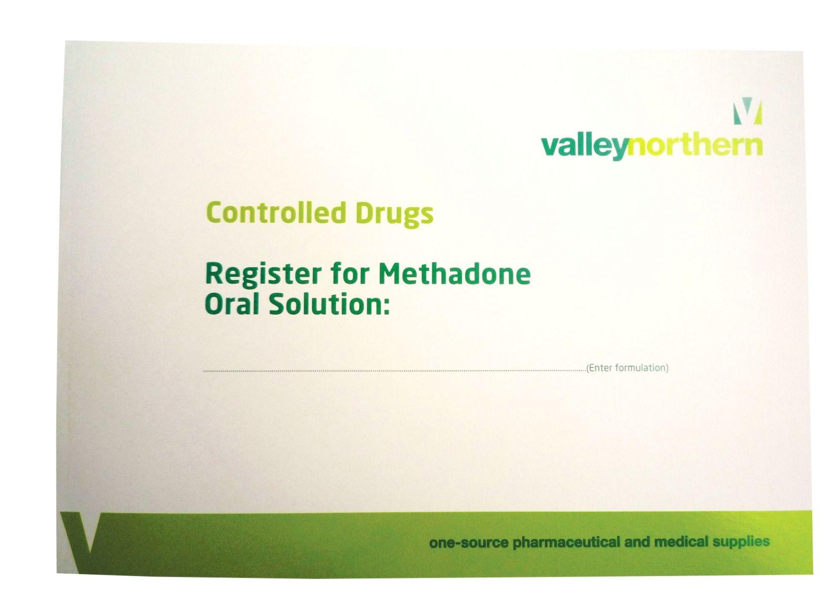 MRB Methadone Register Book 100 pages