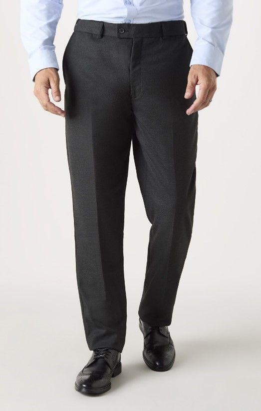 Charcoal Contemporary Trouser R (28-52)