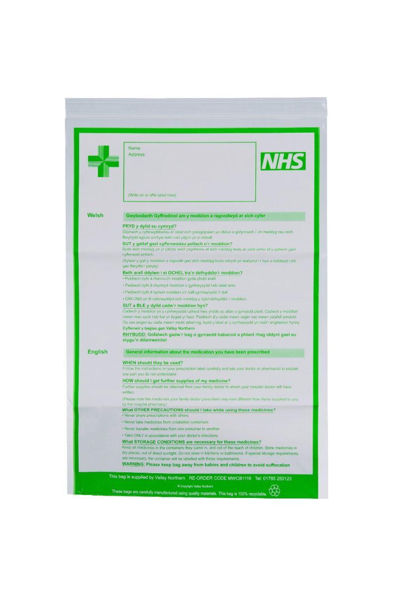 MWCB1116-R ProPac Bilingual Resealable Bags h400xw275mm