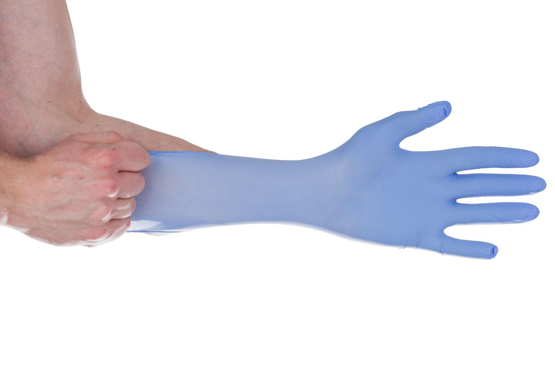 NPFL Nitrile Powder Free Gloves L