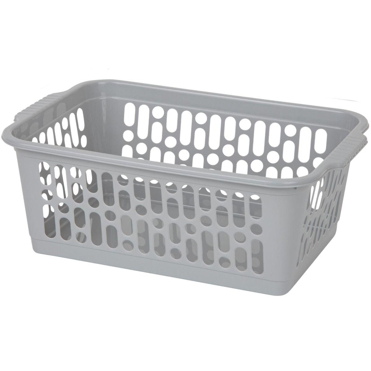 PB280-CG(1) Baskets-Cool Grey Plastic 300x200x110mm