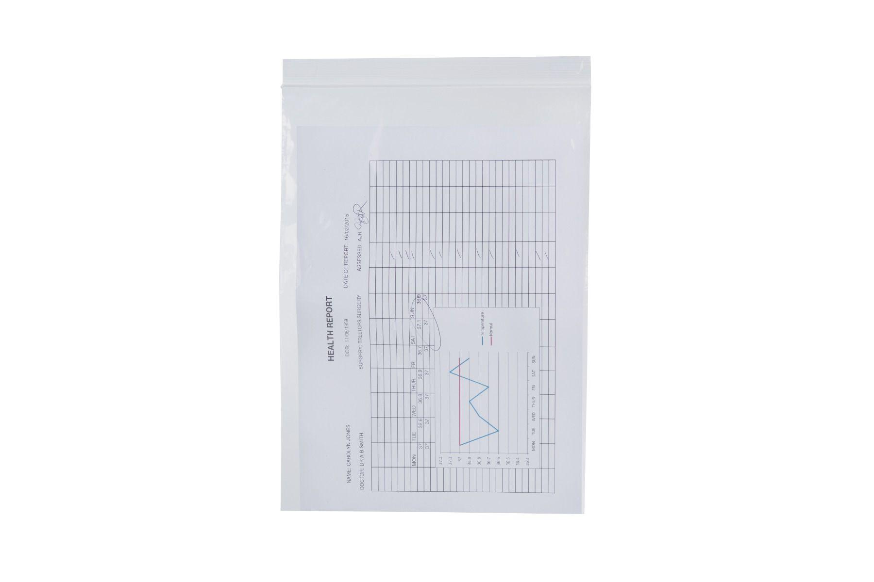 PGA4-R ProLoc Resealable plain bag 30% Recycled content