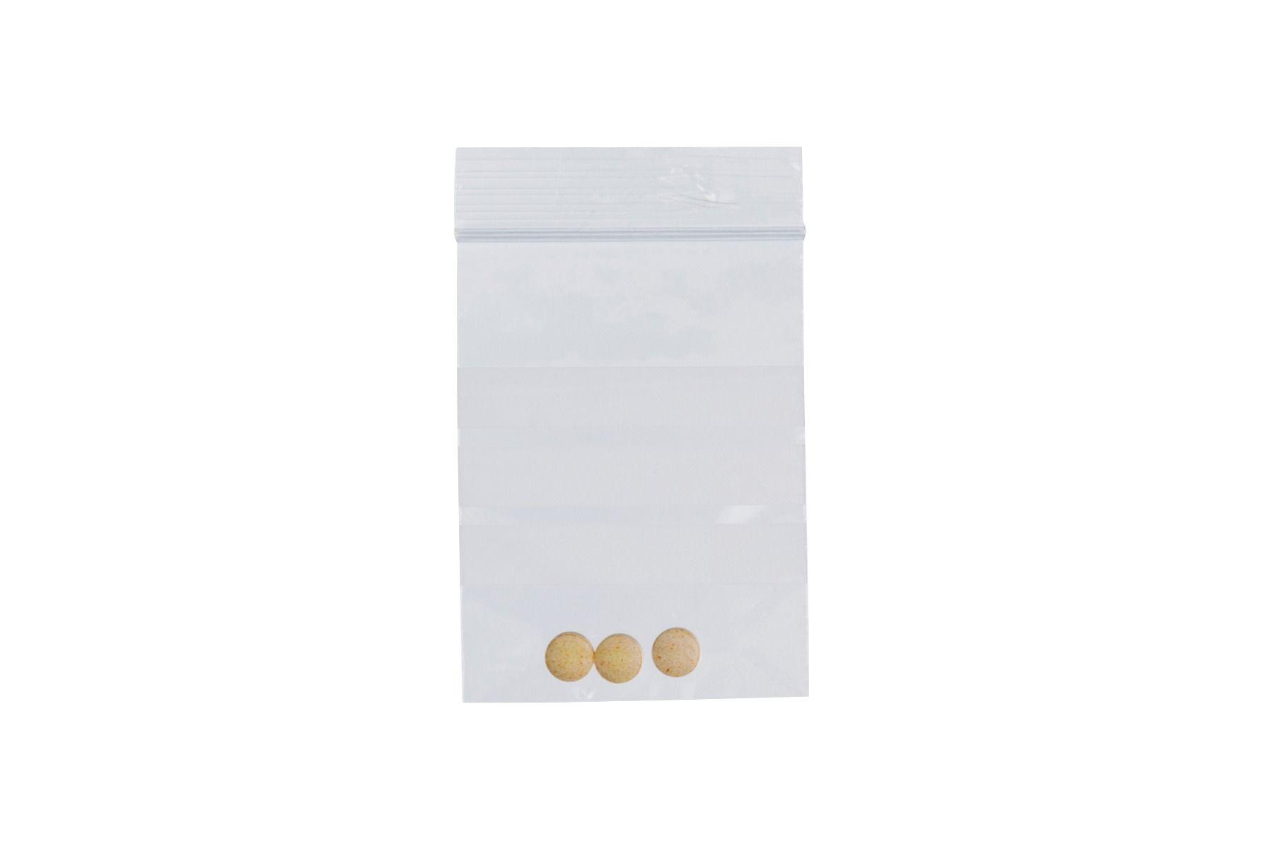 PGW121-R Gripwell Resealable Write on Panel bag 30% Recycled content 56mmx75mm, 40 Mu