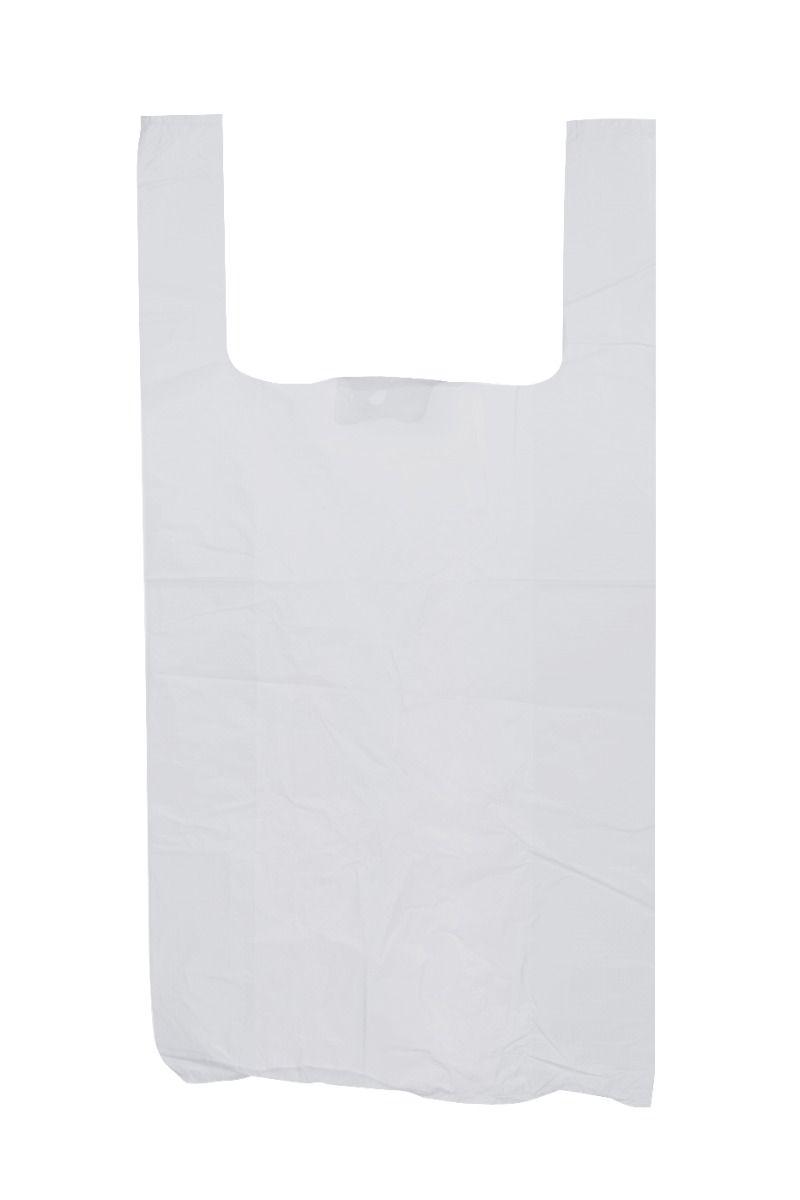 ProPac White Vest Carrier Bags - h510 x w272 x g140mm