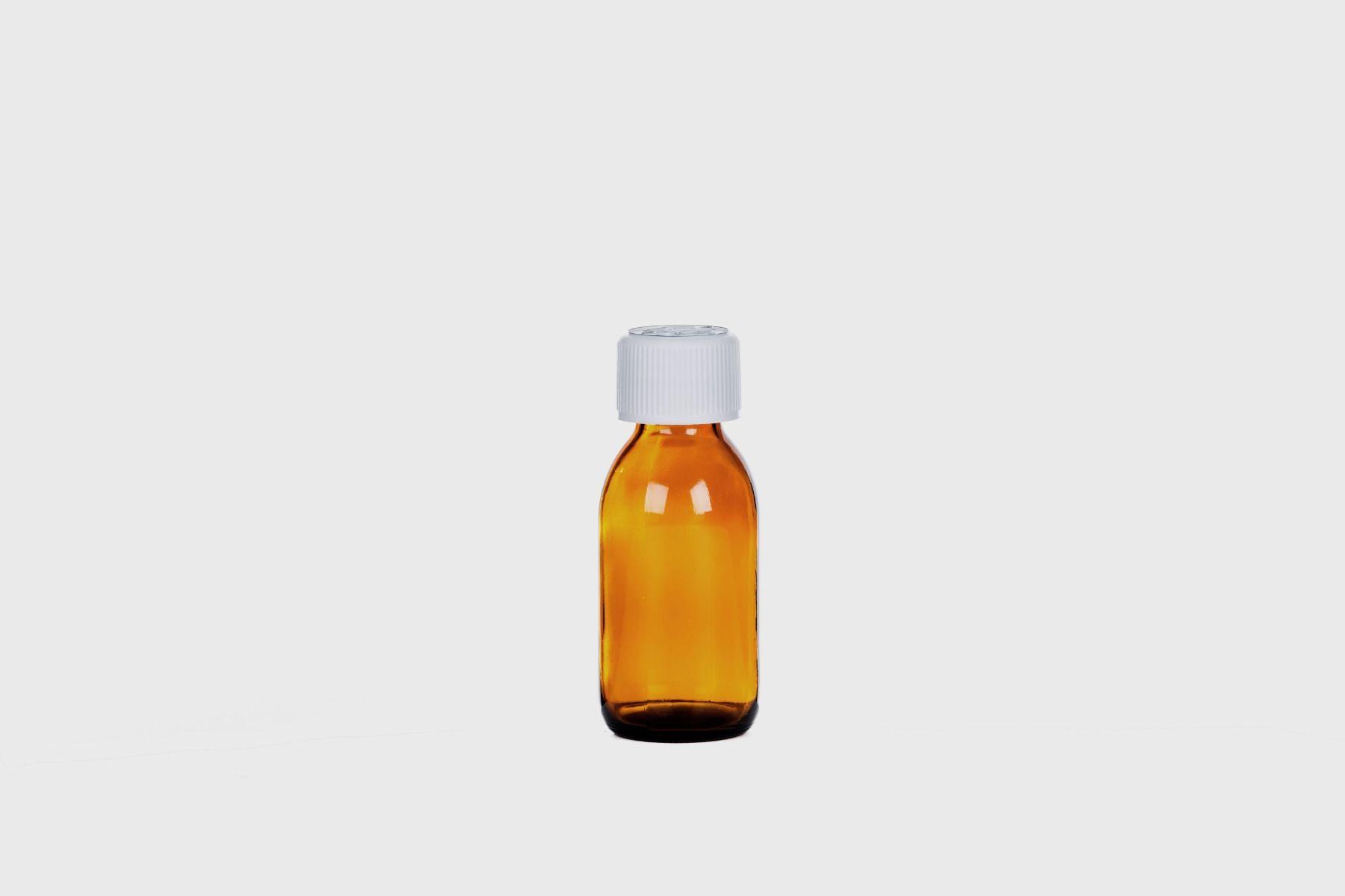 RGB100RC Pharmasafe Ready Capped Glass Bottles 100ml