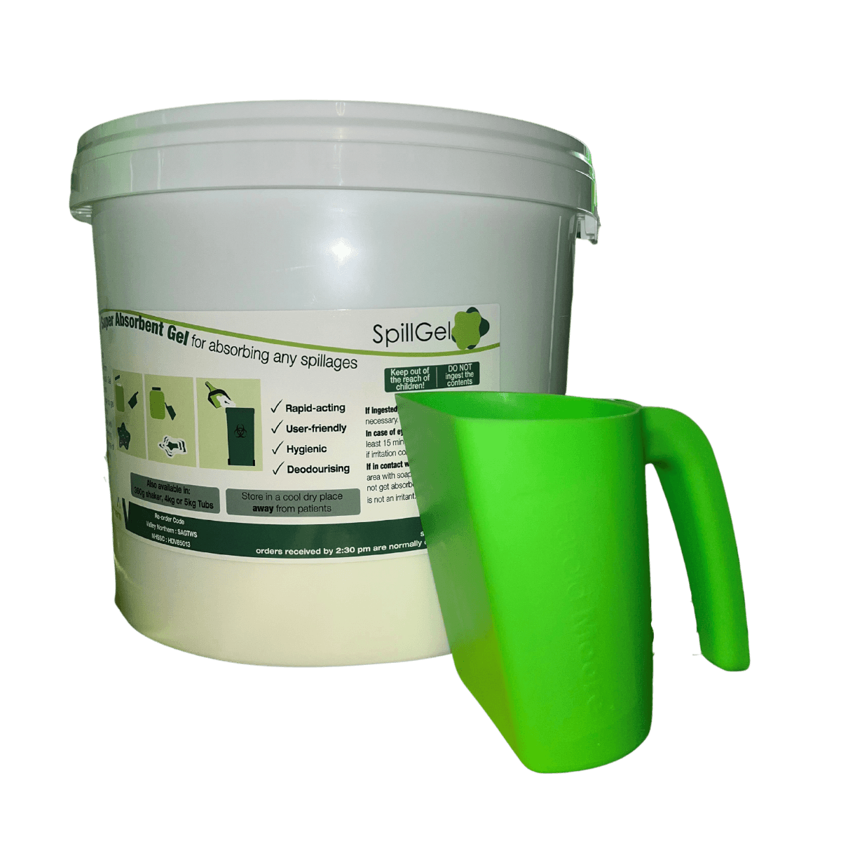 SAGTWS Super Absorbent Gel 4.5kg Tub with Scoop