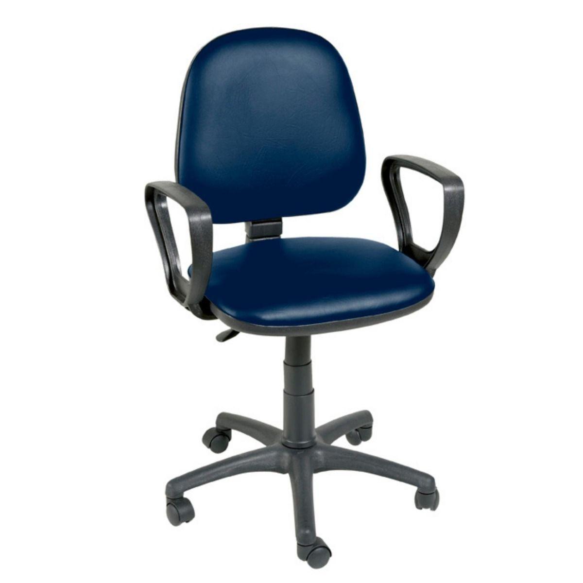 Chair with Arms Navy Blue