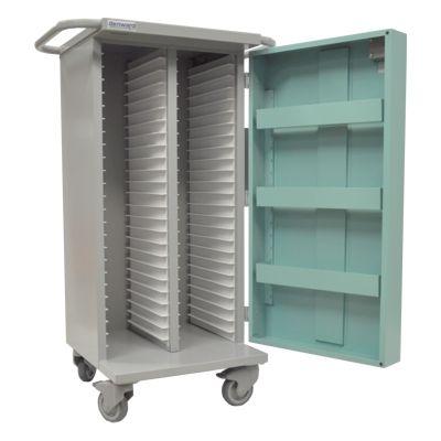 Denward 48 Tray Medication Trolley Small