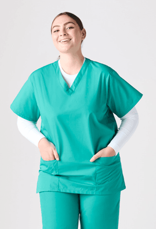 Jade Unisex Lightweight Scrub Top (XS-XXXXXL)