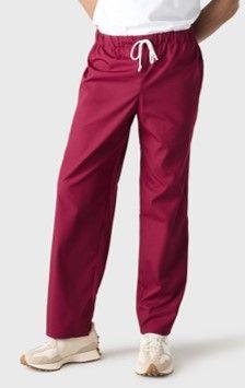 Burgundy Unisex Lightweight Scrub Trs (XS-XXXXXL)